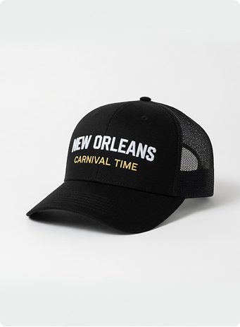 New Orleans Carnival Time Trucker Hat